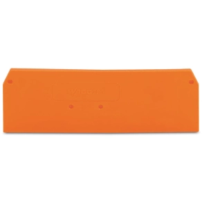 Wago 280-315 vég- és válaszlap, 2,5 mm vastag, narancssárga