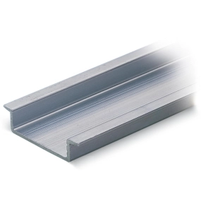 Wago 210-196 Alumínium rögzítősín, 35 x 8,2 mm, 1,6 mm vastag, 2 m hosszú, nem lyukasztott, az EN 60715-höz hasonló kivitel, ezüstszínű