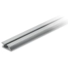 Wago 210-154 Alumínium rögzítősín, 1000 mm hosszú, 18 mm széles, 7 mm magasság, ezüstszínű