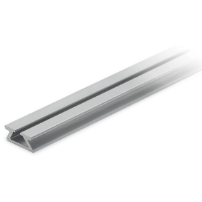 Wago 210-154 Alumínium rögzítősín, 1000 mm hosszú, 18 mm széles, 7 mm magasság, ezüstszínű