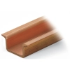 Wago 210-198 réz rögzítősín, 35 x 15 mm, 2,3 mm vastag, 2 m hosszú, perforálás nélkül, EN 60715 szerint, rézszínű