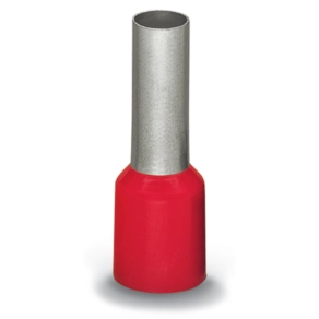Wago 216-209 szigetelt érvéghüvely, 10 mm², AWG 8, galvanikusan ónozott, piros
