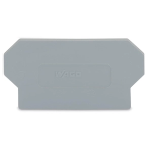 Wago 285-337 elválasztólap, 2 mm vastag, túlméretes, szürke