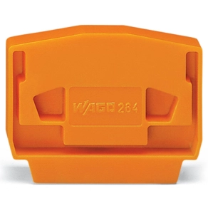 Wago 264-368 vég- és válaszlap, 4 mm vastag, szürke