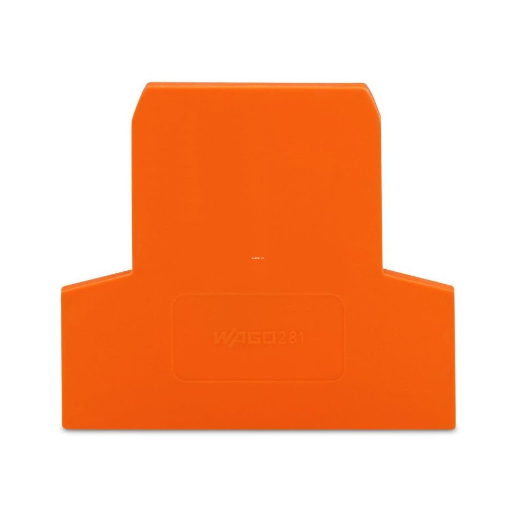 Wago vég- és válaszlap, 2.5 mm vastag, narancssárga (281-309)