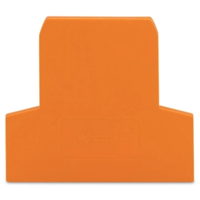 Wago 281-309 vég- és válaszlap, 2,5 mm vastag, narancssárga