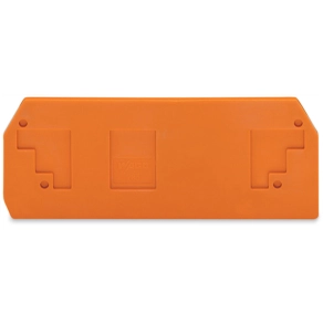 Wago 283-328 vég- és válaszlap, 2,5 mm vastag, narancssárga