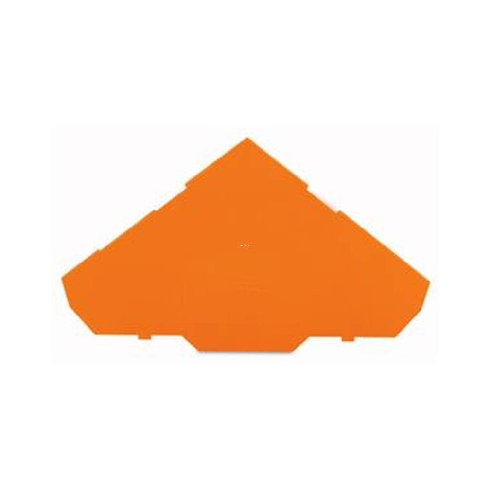 Wago vég- és válaszlap1mm vastag háromemeletes sorkapcsoknak,narancssárga (280-321)