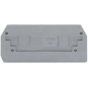 Wago 282-325 vég- és válaszlap, 2,5 mm vastag, szürke