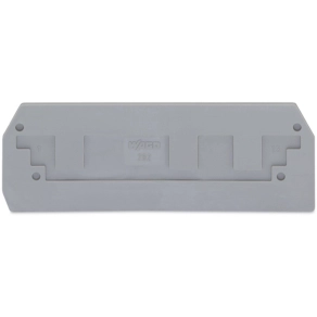 Wago 282-308 vég- és válaszlap, 2,5 mm vastag, szürke