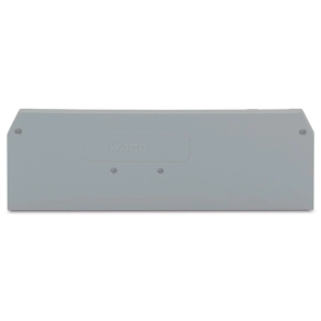 Wago 279-344 vég- és válaszlap, 2 mm vastag, szürke