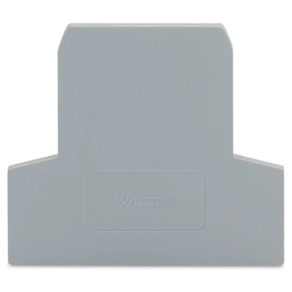 Wago 281-311 vég- és válaszlap, 2,5 mm vastag, szürke