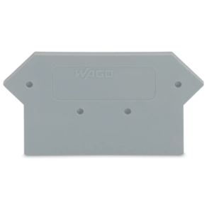Wago 281-316 vég- és válaszlap, 3 mm vastag, szürke