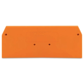 Wago 281-326 vég- és válaszlap, 2,5 mm vastag, narancssárga