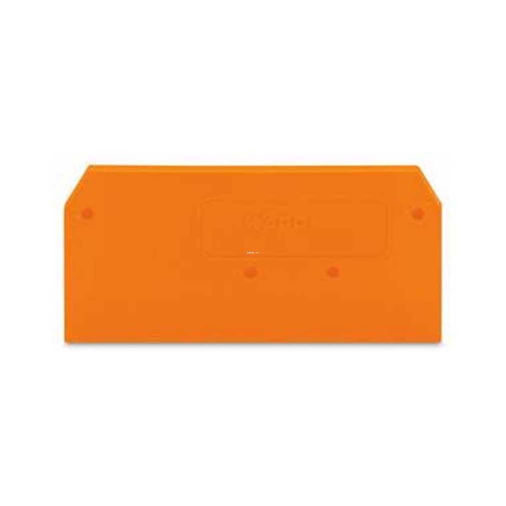 Wago vég- és válaszlap, 2.5 mm vastag, narancssárga (281-329)