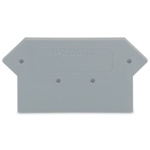 Wago 280-330 vég- és válaszlap, 2,5 mm vastag, szürke