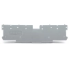 Wago 769-301 vég- és válaszlap, 1,1 mm vastag, szürke