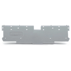 Wago 769-301 vég- és válaszlap, 1,1 mm vastag, szürke