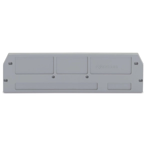Wago 280-376 vég- és válaszlap, 2,5 mm vastag, szürke