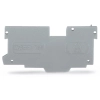 Wago 769-307 vég- és válaszlap, 1,1 mm vastag, szürke