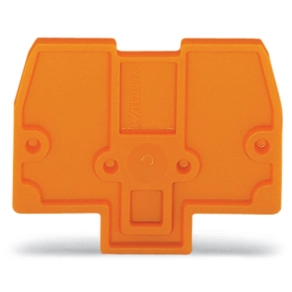 Wago 870-923 vég- és válaszlap, 2 mm vastag, szürke