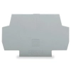 Wago 859-525 vég- és válaszlap, 1 mm vastag, szürke