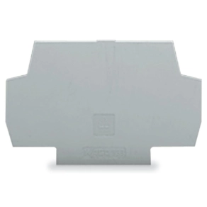 Wago 859-525 vég- és válaszlap, 1 mm vastag, szürke