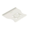 Wago 734-126 tehermentesítő lap anya- és apacsatlakozókhoz, 35 mm széles, 1 részes, 3,5 mm lábtávolság, világosszürke