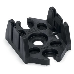Wago 770-623 WINSTA® MIDI műanyag szerelőlap 3 pólusú elosztócsatlakozókhoz, fekete