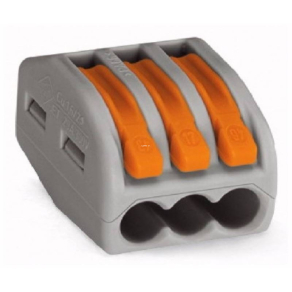 Wago 222-413 hármas sodrott vezeték összekötő