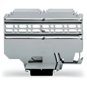 Wago 209-148 többcélú szerelőadapter apa- és anyacsatlakozókhoz, 25 mm széles, 3 részes, szürke