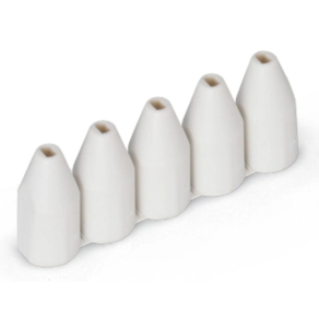 Wago 2002-171 érszigetelő ütköző, 0,25–0,5 mm², 5 db/szalag, világosszürke
