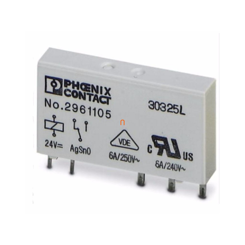 Egyes relé REL-MR-24DC/21 relé, Phoenix Contact, 2961105