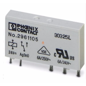 Egyes relé REL-MR-24DC/21 relé, Phoenix Contact, 2961105