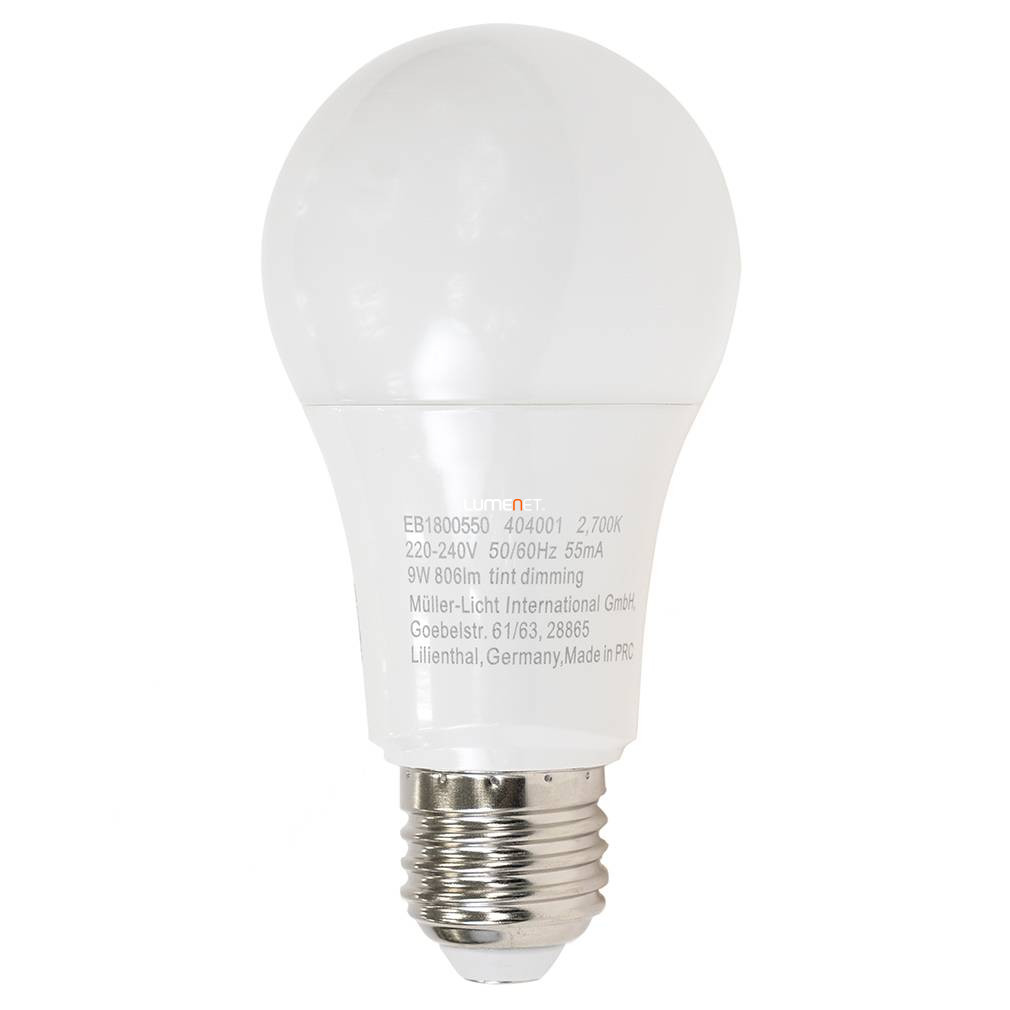 Müller Licht tint 9W E27 806lm 2700K Smart home ready LED, on/off/DIM Zigbee 404001
