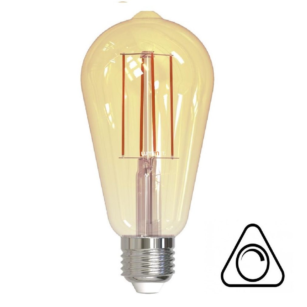 Müller Licht 401080 Retro-LED Edison Gold E27 7W 2000K DIM filament