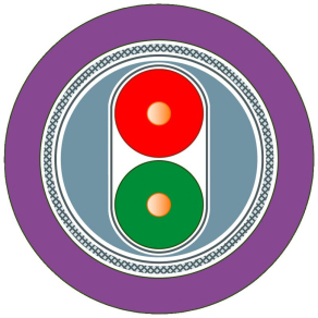   Siemens 6XV1830-0EH10 SIMATIC NET, Profibus FastConnect standard buszkábel. 2 eres, árnyékolt