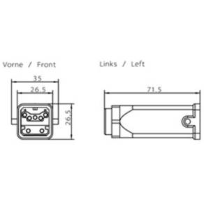   Siemens 6GK1905-0CB00 PROFIBUS bus csatlakozó, anya (5db/csomag)