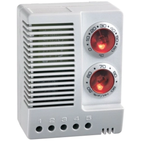   Siemens 8MR2170-4E elektronikus higrotherm, +0 - +60°C, 50-90÷ RF, NC: 100 ... 240 V AC, 6 (1) A, NO: 100 ... 240 V AC, 8 (1.6) A