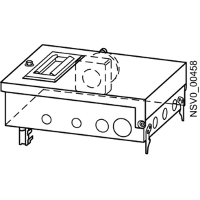   Siemens BVP:203142 BD2-AK2X/CEE325S33 leágazó, 3x1P S33 (E33/DIII) biztosító aljzat, 5P 32A ipari aljzat