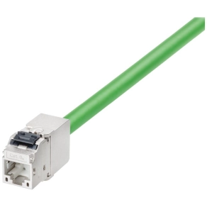   Siemens 6GK1901-0BE10-0AA0 IE FC RJ45 aljzat 4x2, ipari ethernet csatlakozó, masszív fém ház, CAT6A + DIN sín adapter