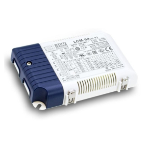   Mean Well 6 (konstans áram) kimenetű dimmelhető (0-10 VDC vagy PWM  dimmelhetőség) tápegység, LCM-60