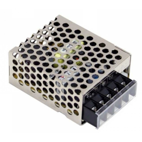   Mini egykimenetes kapcsolóüzemű tápegység, Vin: 230 VAC, Vout: 5 VDC, P: 15 W (0-3A) Mean Well RS-15-5