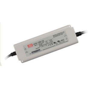   Egykimenetes Class 2 tápegység LED alkalmazásokhoz, Mean Well,  LPV-150-12 , Vin: 180-305 VAC, 254-431 VDC, Vout: 12 VDC (0-10 A), P: 120 W, IP67
