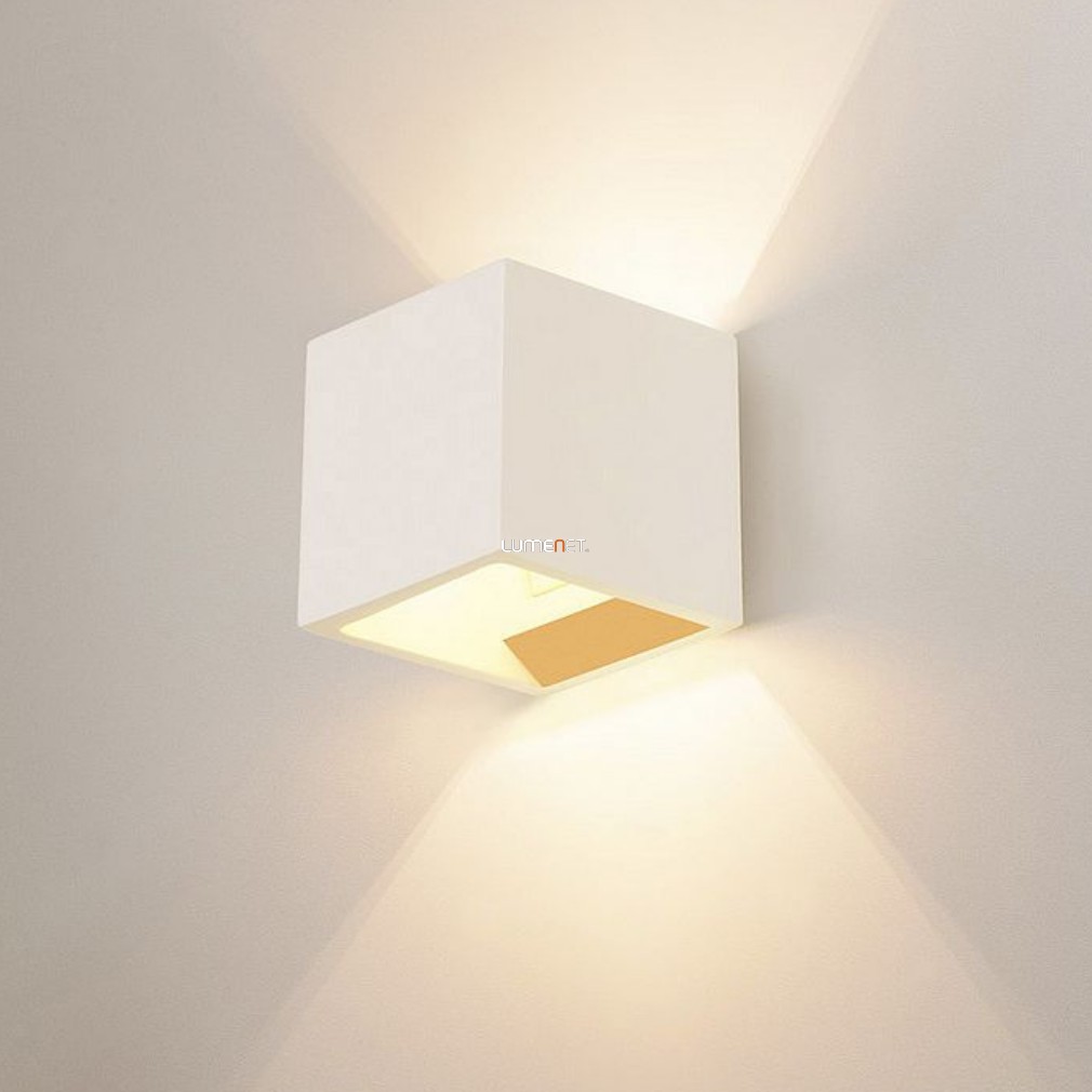 Fali lámpa, fehér színű (Plastra Cube)