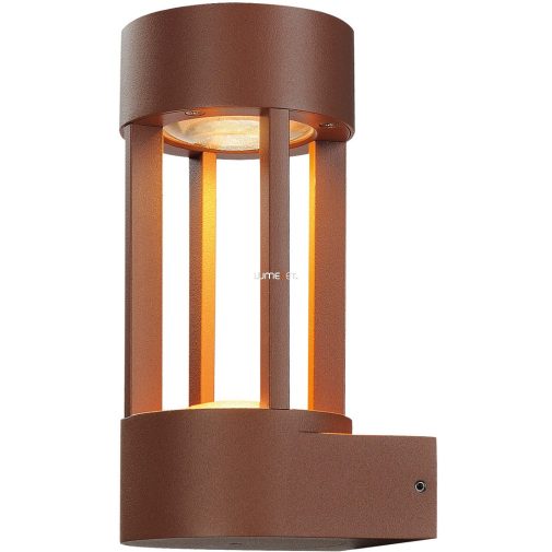 Kültéri fali LED lámpa 6,3 W, melegfehér, barna színű (Slots)