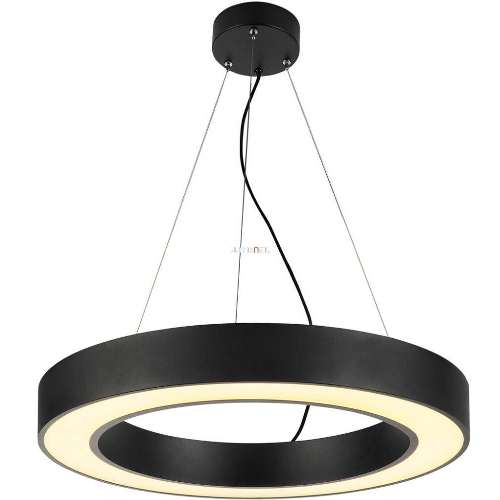 Függesztett LED lámpa 35 W, melegfehér, fekete (Medo Ring)