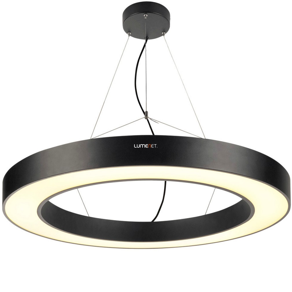 Függesztett LED lámpa 58 W, melegfehér, fekete (Medo Ring)