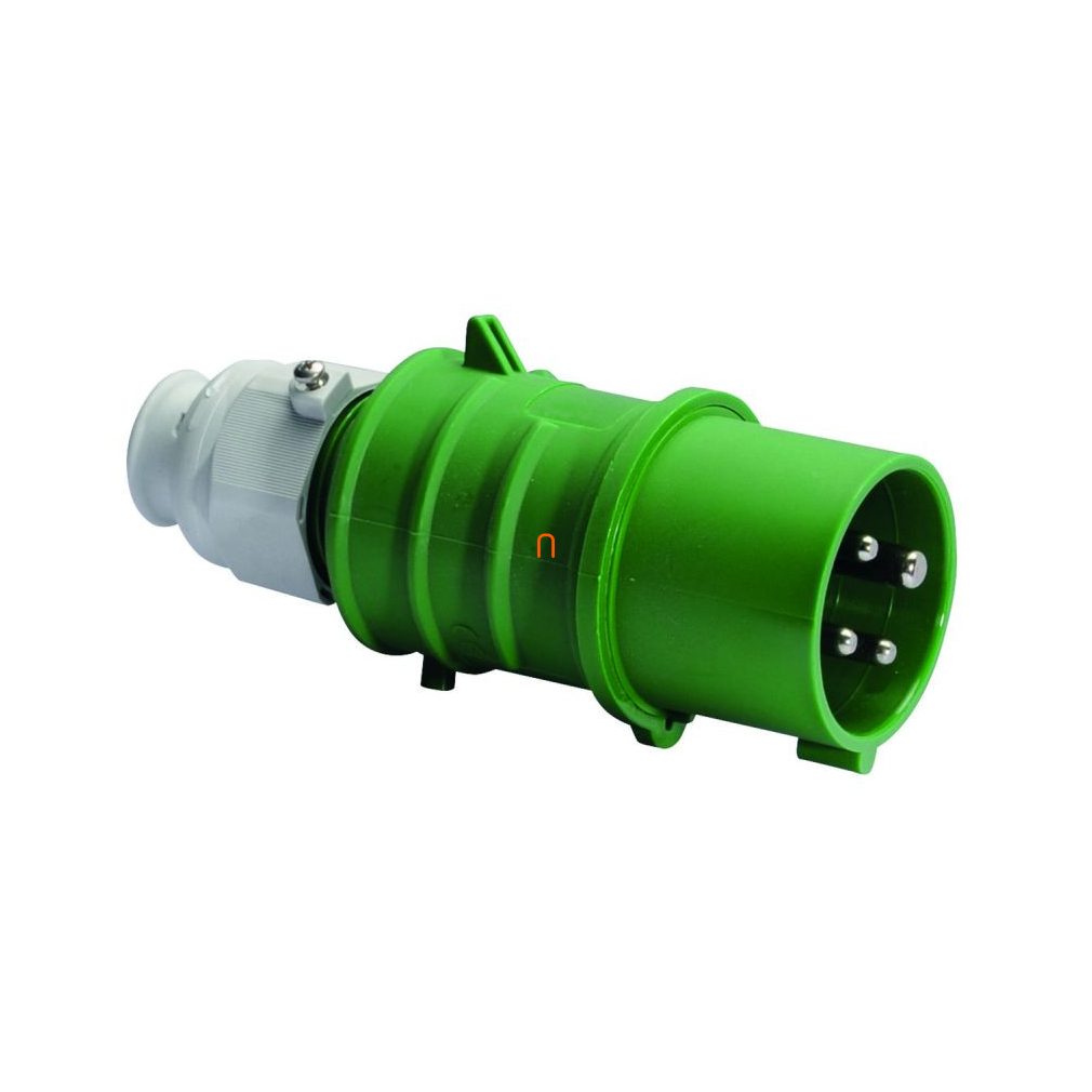 Ipari csatlakozó B50V 4P 16A 50V 100-300Hz dugvilla lengő zöld IP44 Bals 21847