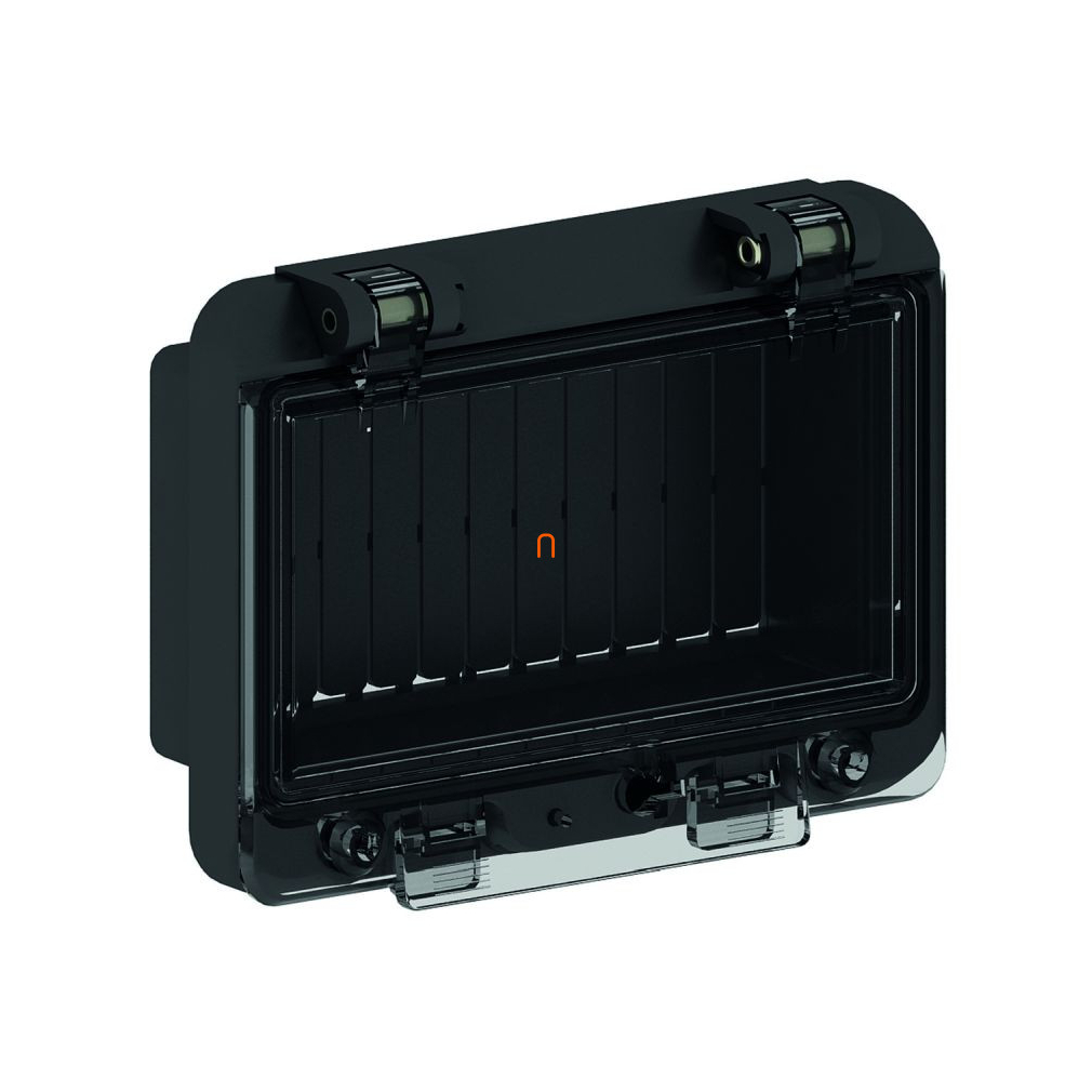 Bals modul előlap érintésvédelemmel, IP44, 127mm széles, rendezvénytechnika 58590